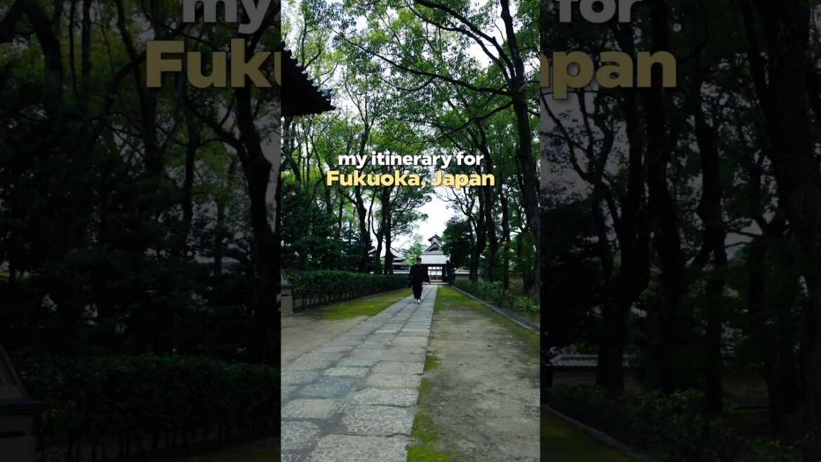 On the way to Fukuoka, Japan? 🇯🇵 Sharing my full Fukuoka itinerary for 5 days and 4 nights. ☝️