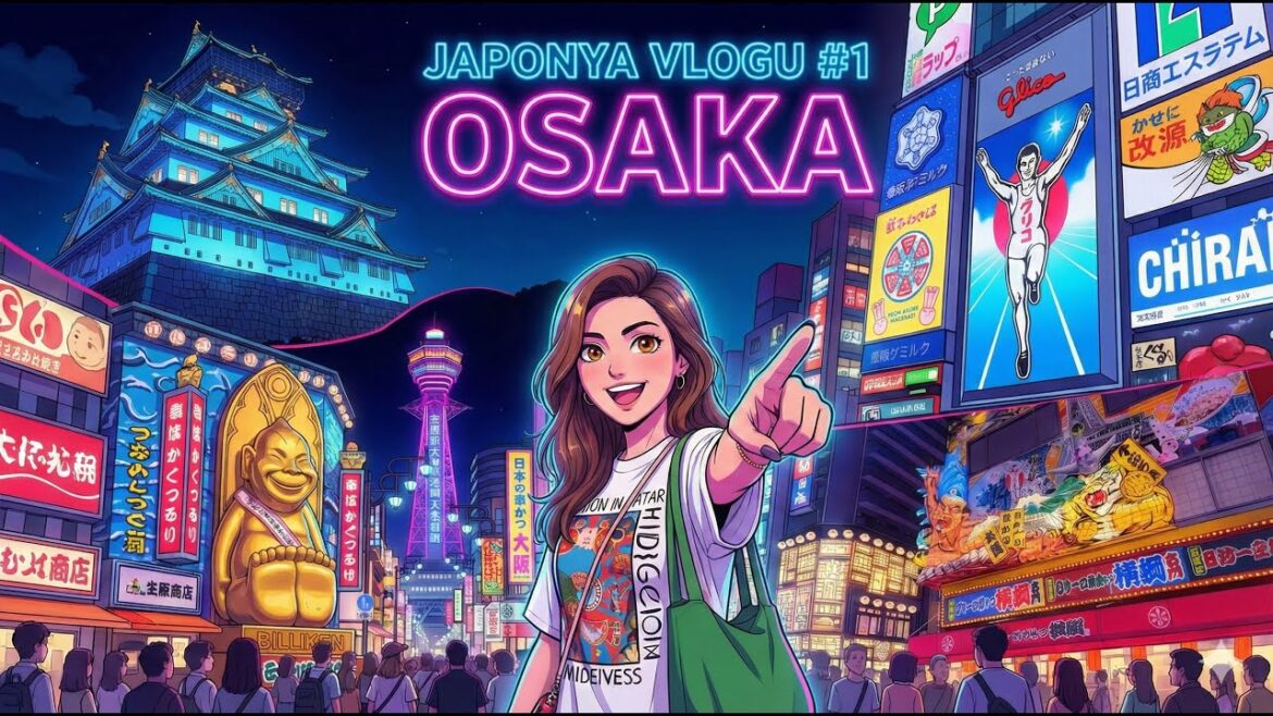 Osaka'nın Altını Üstüne Getirdik 😍 Japonya Macerası Başlıyor! | JAPONYA VLOG #1