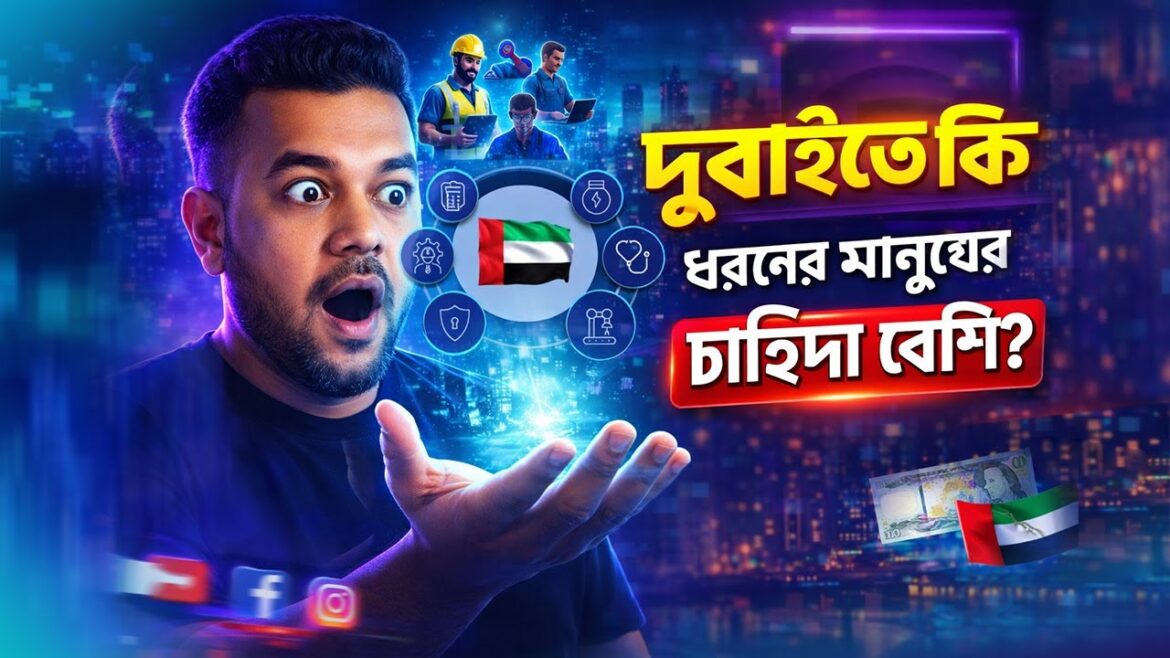 দুবাইতে বর্তমানে যে ধরনের কাজের চাহিদা বেশি ? Dubai Visa Update 2026 |