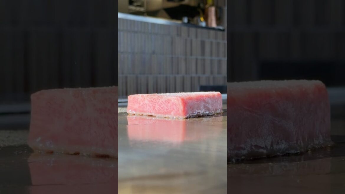 🥩🔥 Teppanyaki Wagyu Lunch in Namba — Kobe Beef Striploin on the Teppan