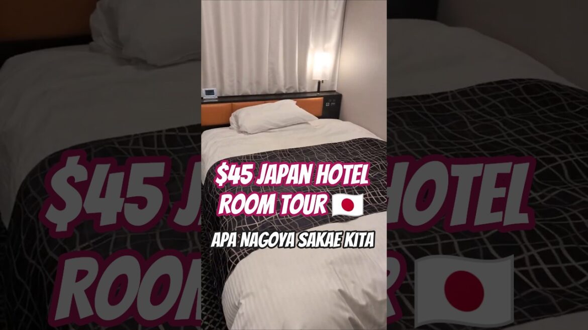 $45 Japan Hotel Room Tour 🇯🇵 Tiny or Genius? (APA Nagoya) 🇯🇵 Japan Travel Tipps