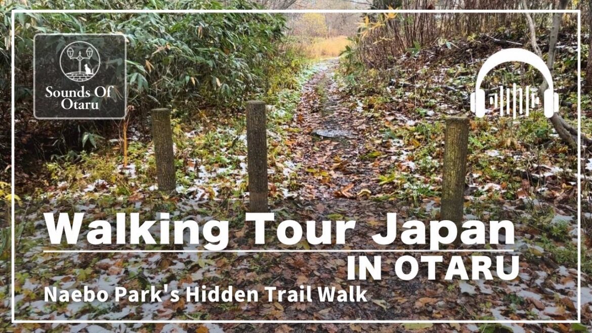 WALKING TOUR JAPAN  IN OTARU | Naebo Park's Hidden Trail Walk