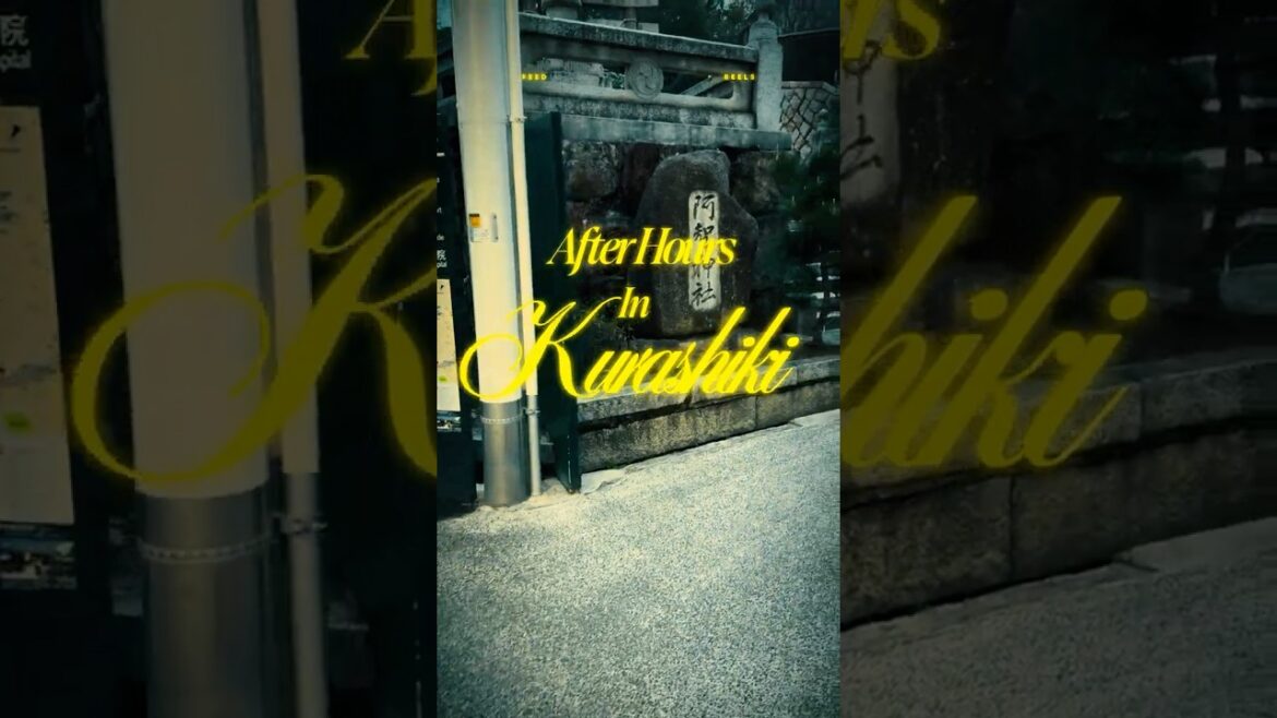 🌙 Kurashiki at Night | Japan’s Hidden Gem After Dark 🌸