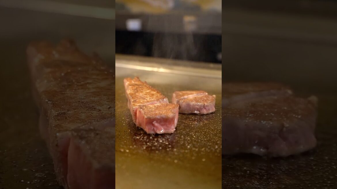 🥩 Tokushima Wagyu Striploin on the Teppan 🇯🇵🔥