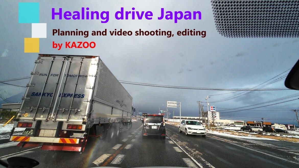 Tohoku Winter Road Trip #5 | Snowy Countryside Drive in Akita, Japan (ASMR) ⛄️５⛄️５