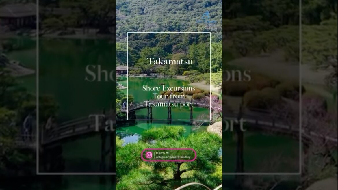 【Takamatsu】★Shore Excursions in Japan★Tour from Takamatsu port