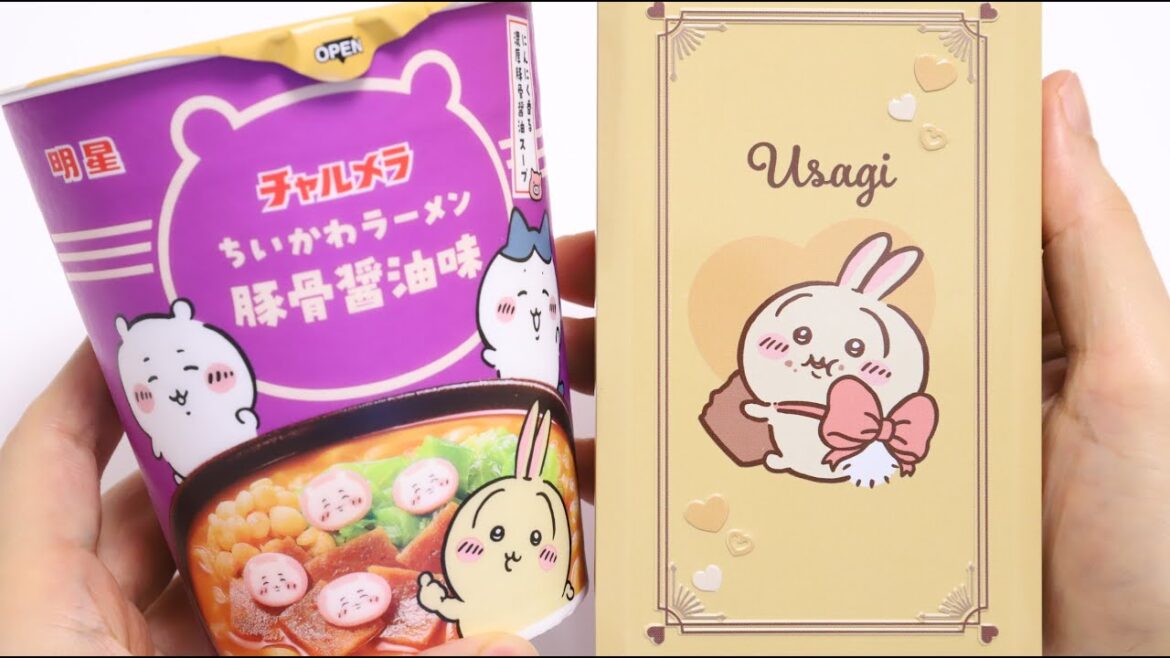 🍫🍜Chiikawa Ramen and Usagi Chocolate Tin