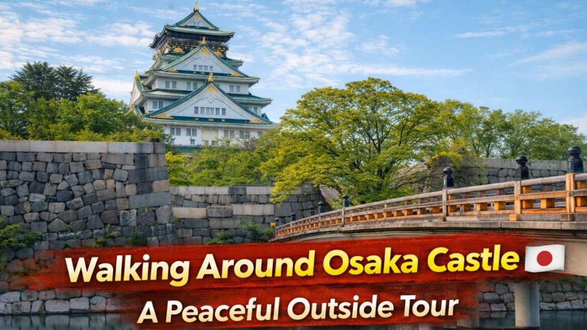 Walking Around Osaka Castle 🇯🇵 A Peaceful Outside Tour Walking Around Osaka Castle 🇯🇵 A Peaceful Outside Tour