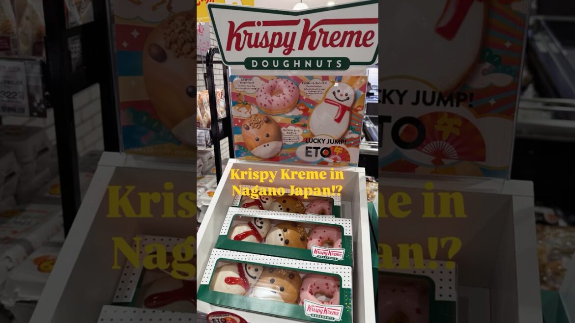 Did you know they have @KrispyKremeDoughnuts in Japan? #japan #nagano #travel