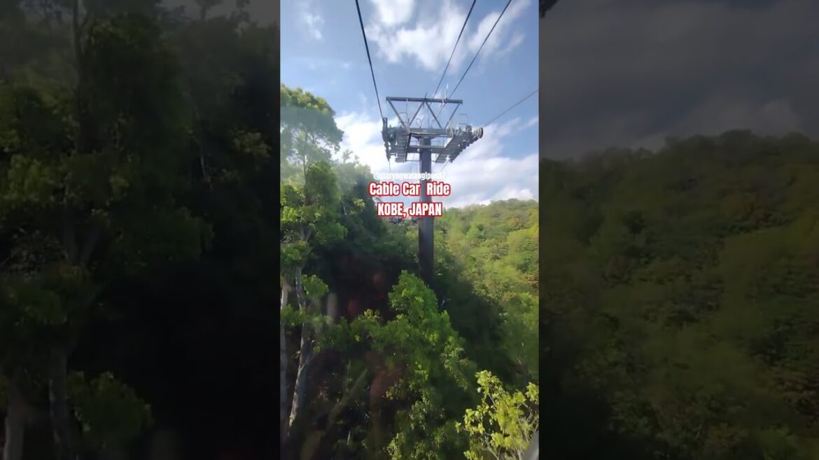 Cable Car Ride in KOBE, JAPAN #cablecar #kobe #japan #cruise