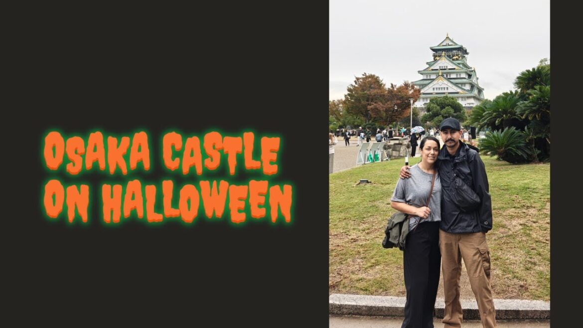 Osaka Castle on Halloween  Shrines, Gyukatsu & City Views