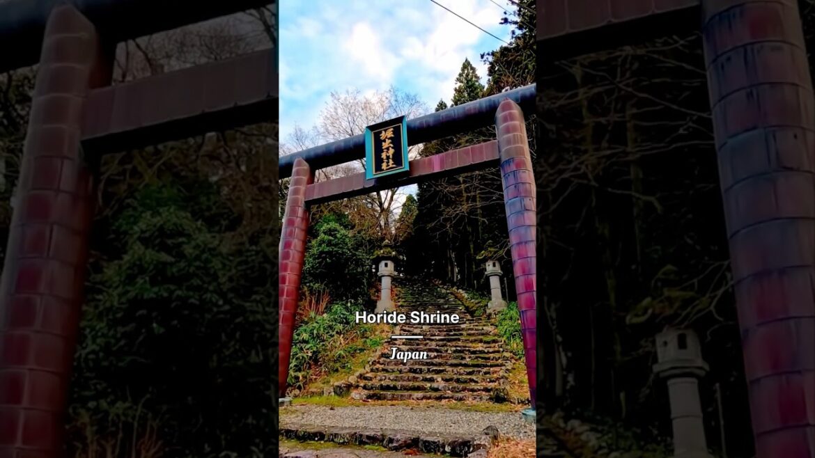 japan, Horide Shrine, Akiha Ward, Kanazu, Niigata,⛩️🍂