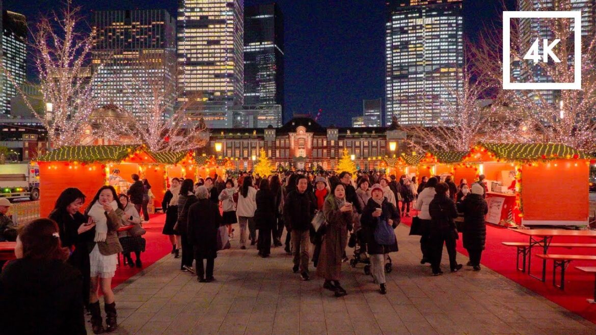 Tokyo, Japan – Tokyo Station to Akihabara Night Walking Tour | 4K HDR Tokyo, Japan - Tokyo Station to Akihabara Night Walking Tour | 4K HDR