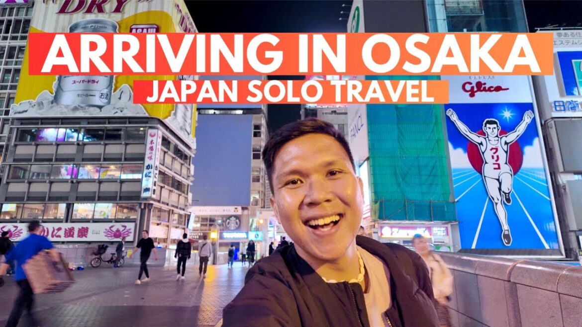 Arriving in Osaka Japan | Train from Kyoto, Hotel & Ramen Night