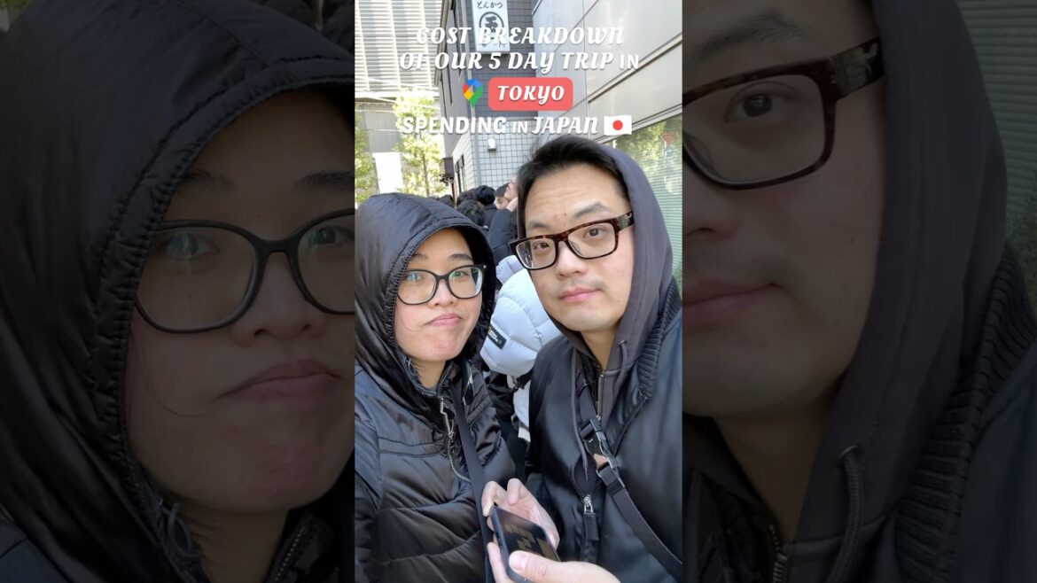 5 Day Cost Breakdown in Tokyo, Japan 🇯🇵