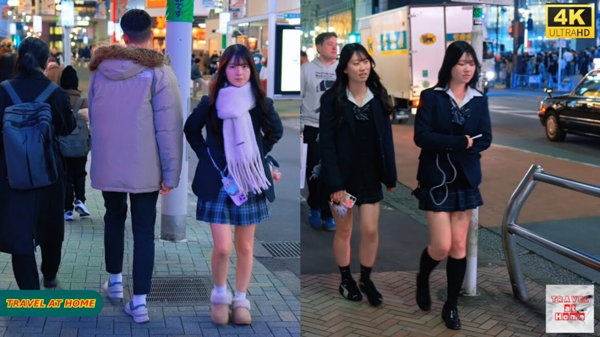 4K HDR Japan travel 2026 | Walk in Shibuya (渋谷) Tokyo Japan | Relaxing Natural City ambience