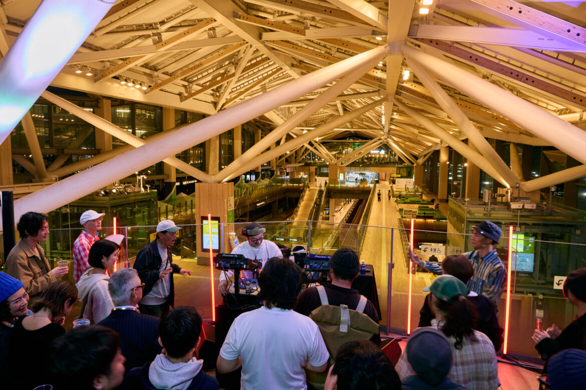 Takanawa Gateway City is hosting DJ parties at the train station this February