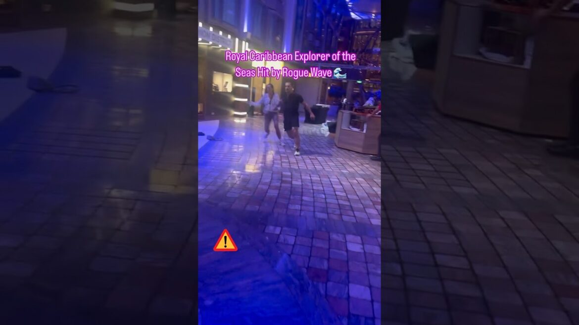 Cruise Ship Hit By Rogue Wave 🛳️🌊⚠️  #cruise #cruisenews