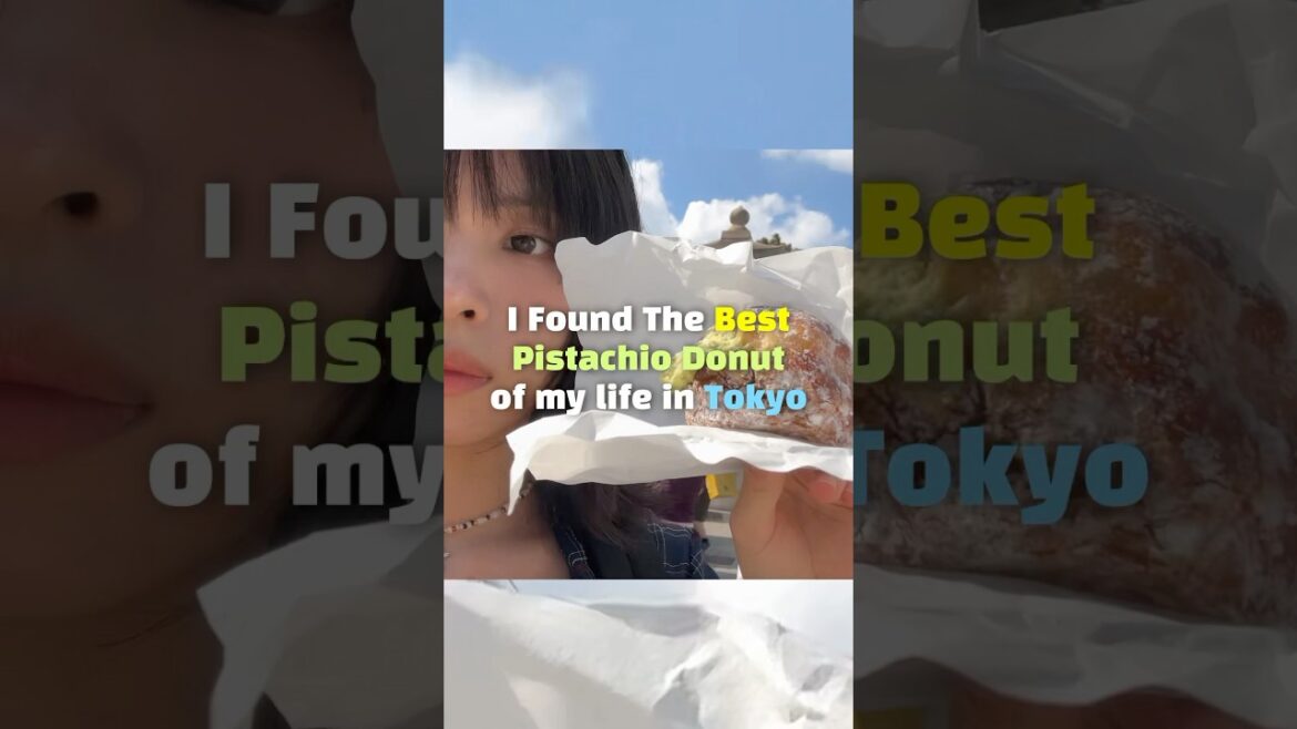 The BEST Pistachio Donut I’ve ever had 🍩😋Japan Travel recommendations!