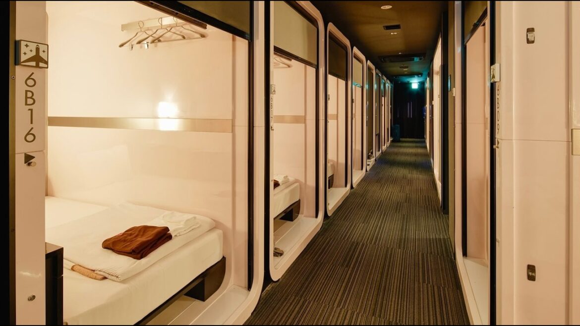 First Class Sleeping Pod in Japan First Class Sleeping Pod in Japan