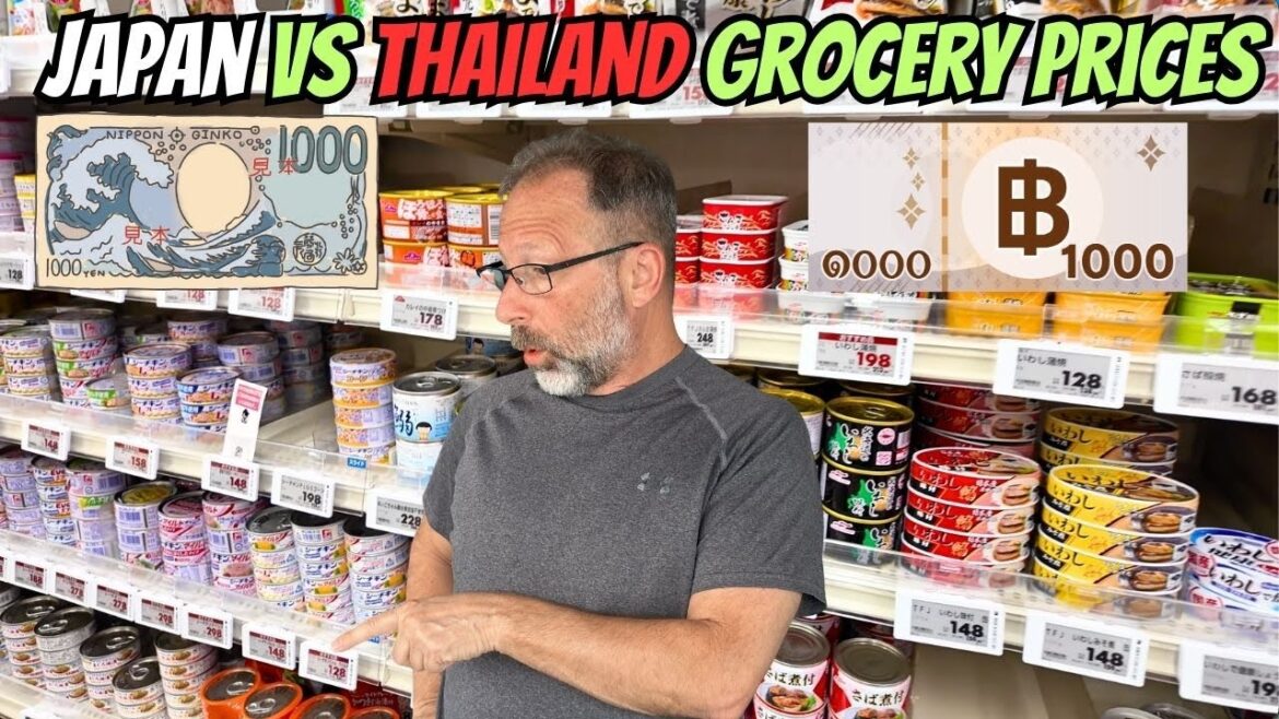 Thailand compared to Japan grocery prices  I was shocked!