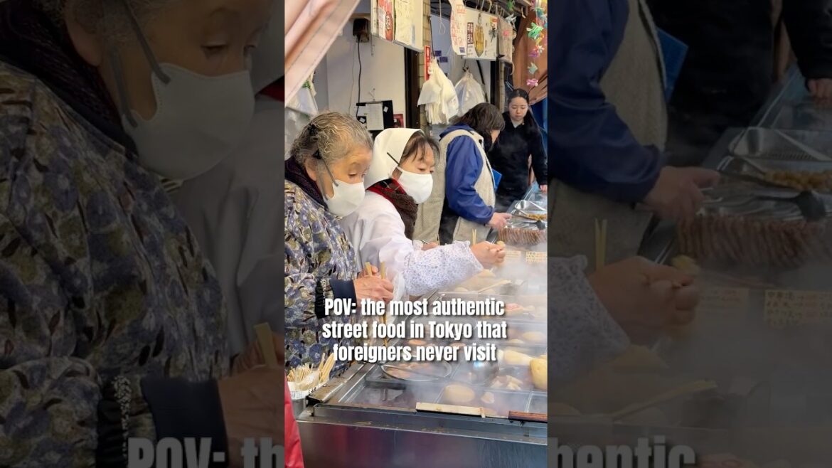 The most authentic street food in Tokyo🍢 #japantravel #japantrip #tourguideinjapan