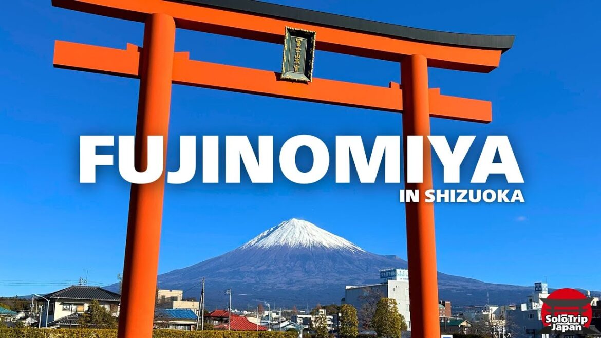 Fujinomiya City【solo trip in Japan🇯🇵】