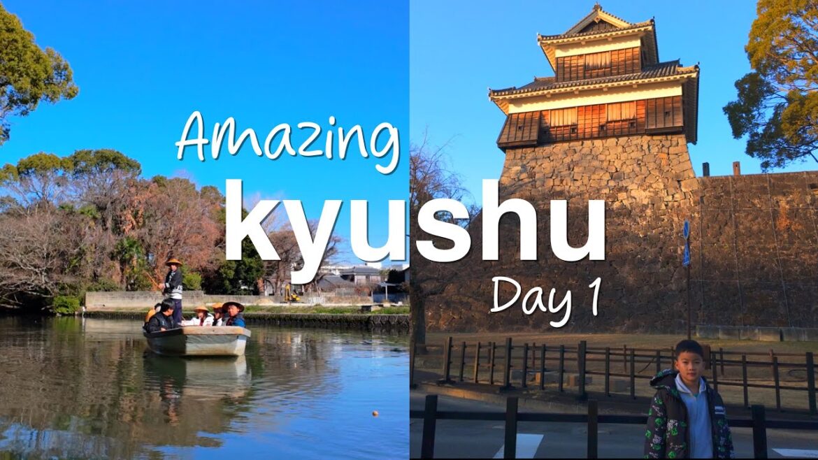 Kyushu Trip 🇯🇵 - Part 1 | Fukuoka • Yanagawa River Cruise • Kumamoto Castle | 日本九州之旅 •福冈 •柳川 •熊本城