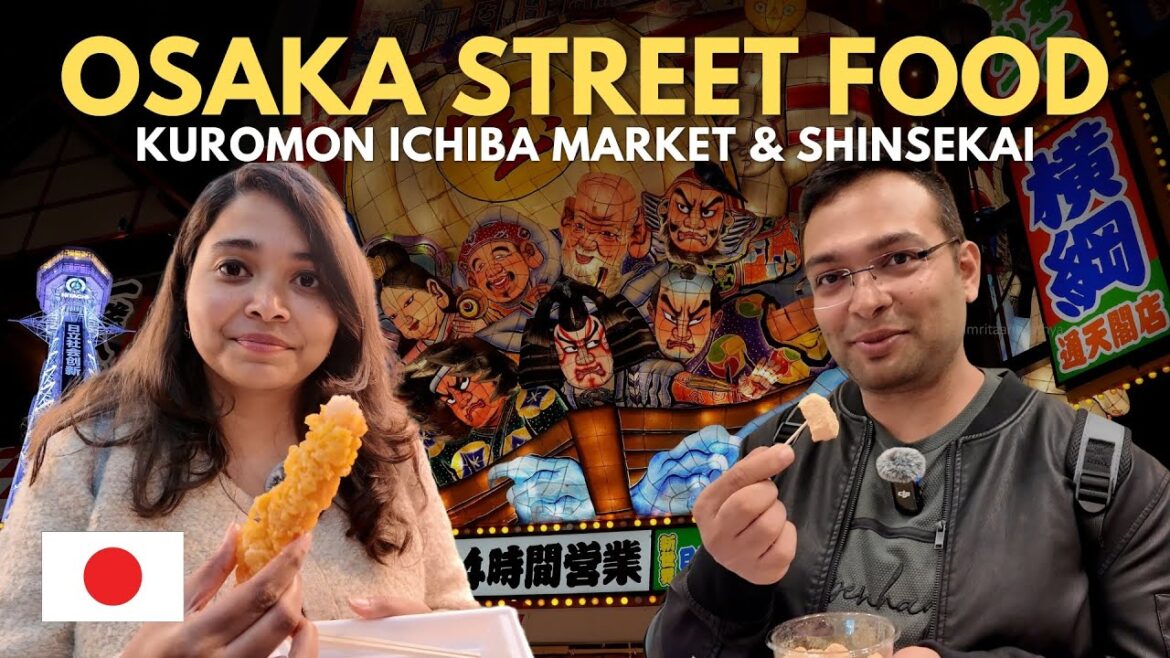 🇯🇵 Kuromon Market: Osaka's Ultimate Street Food | Exploring Retro Osaka: Shinsekai & Tsutenkaku
