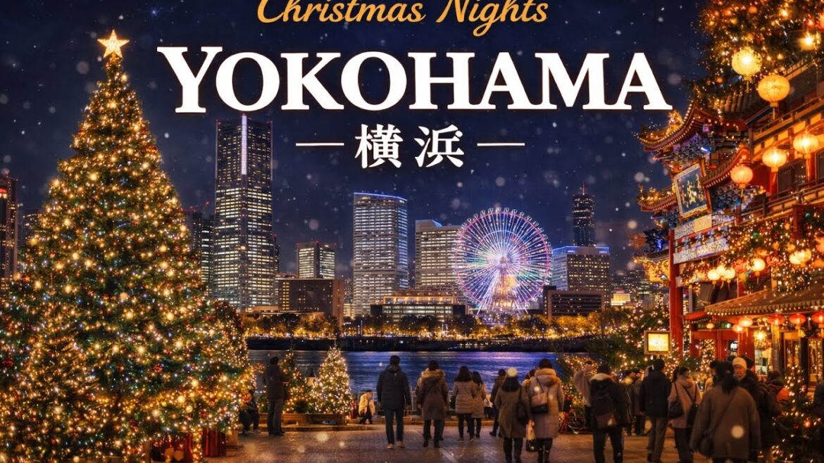 Yokohama Christmas Nights 2025 🎄 Chinatown & Air Cabin Ride