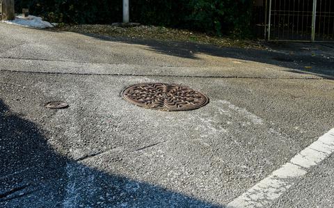 Foaming manhole near Marine air station on Okinawa sparks PFAS probe Foaming manhole near Marine air station on Okinawa sparks PFAS probe