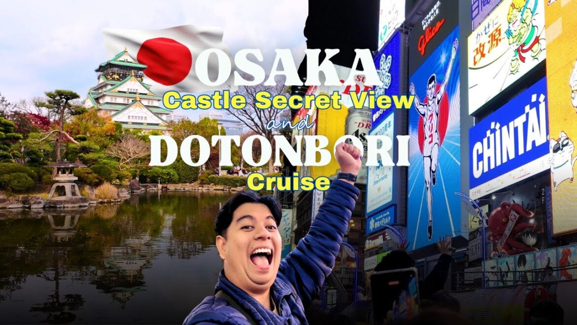 Osaka Castle Views You Shouldn’t Miss 🇯🇵 | Dotonbori River Cruise