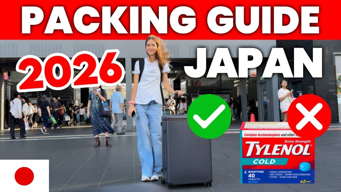 The Ultimate Japan Packing List (2026) 🇯🇵 Don't Make This Mistake!