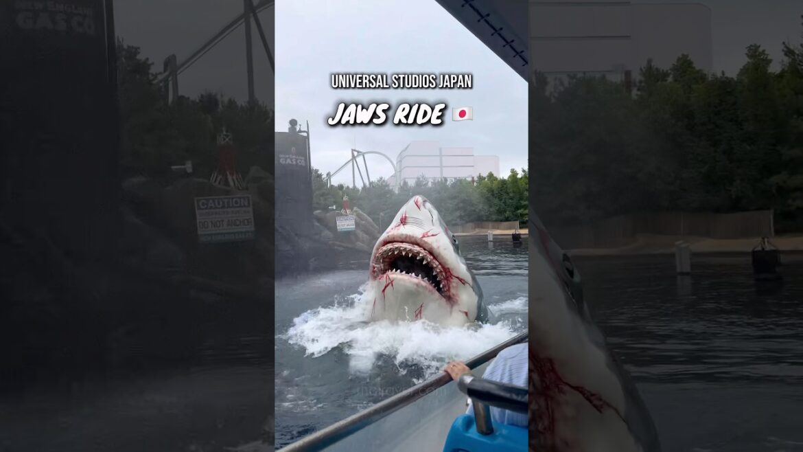 Jaws Ride in Universal Studios Japan 🇯🇵🦈