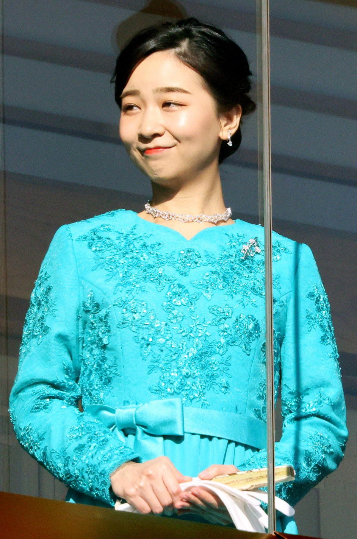 Princess Kako of Akishino appears on the balcony of the Imperial Palace in Tokyo on January 2, 2026 (Yoshio Tsunoda/AFLO/Alamy)