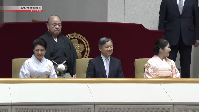 Imperial family watch sumo tournament in Tokyo for first time in six years Imperial family watch sumo tournament in Tokyo for first time in six years