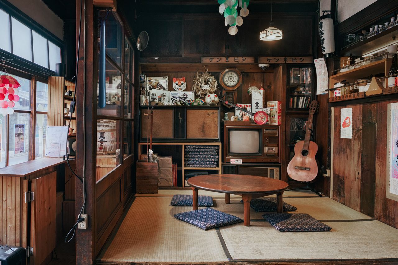 The home’s original furnishings are now part of the décor.
