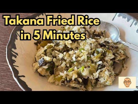 Takana fried rice Takana fried rice