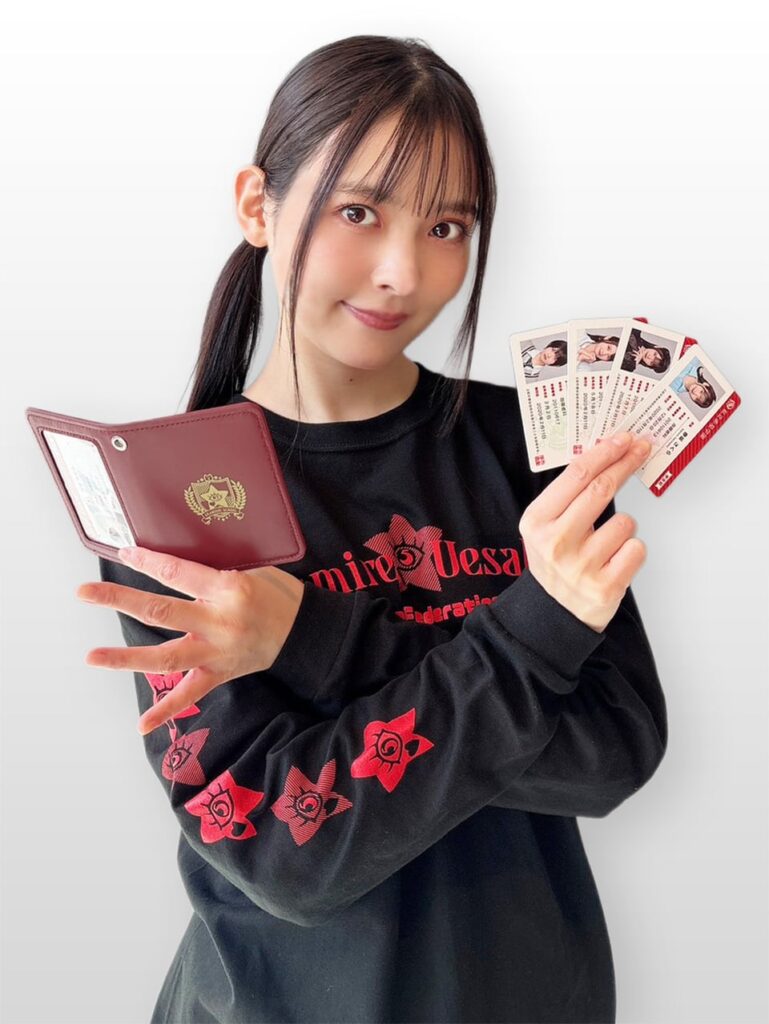 Uesaka Sumire with Her Sumipe Federation Event Merch