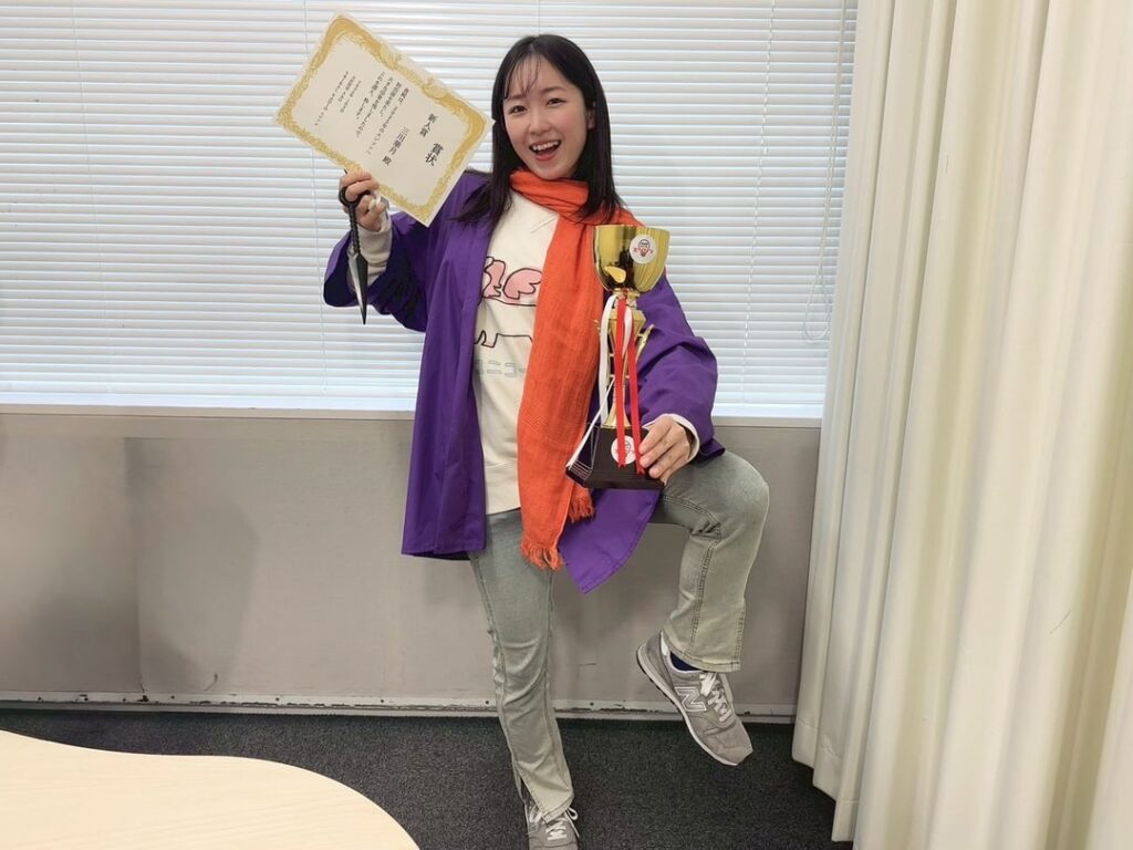 Mikawa Haruna with Her Agson【Newcomer Award】🎉