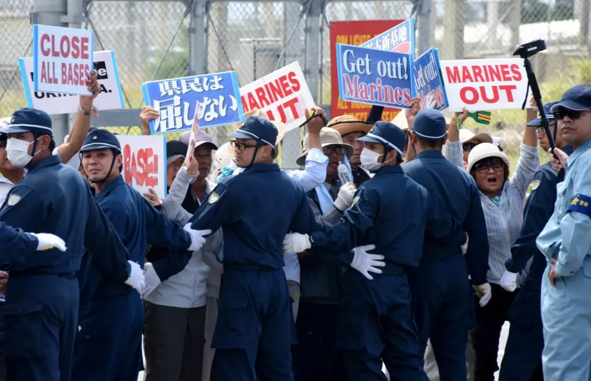 Okinawa makes up just 0.6% of Japan’s landmass, yet it hosts roughly 70% of all U.S. military facilities in Japan, one of the most militarised colonies of the U.S.