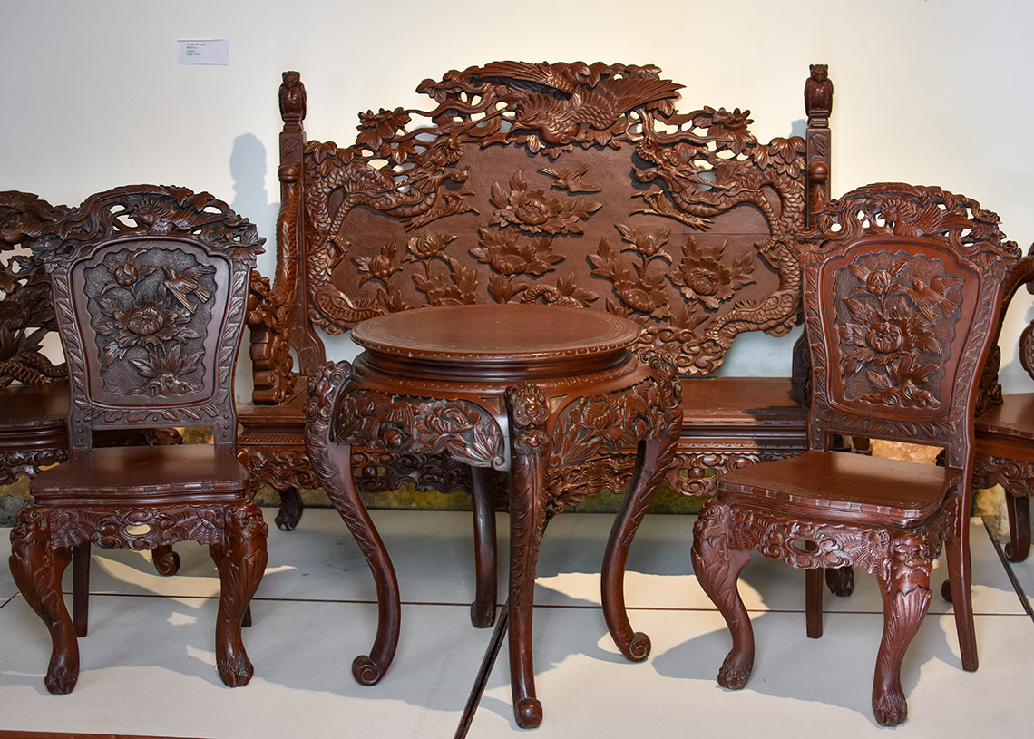 Part of the Japanese collection at the House of Asia in Havana. Photo: Otmaro Rodríguez. 