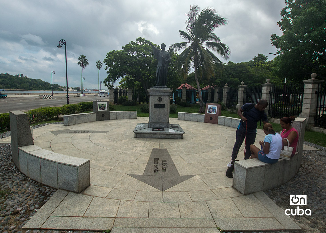 Monument and park in Havana in honor of Hasekura Tsunenaga, the first samurai to visit Cuba. Photo: Otmaro Rodríguez. 