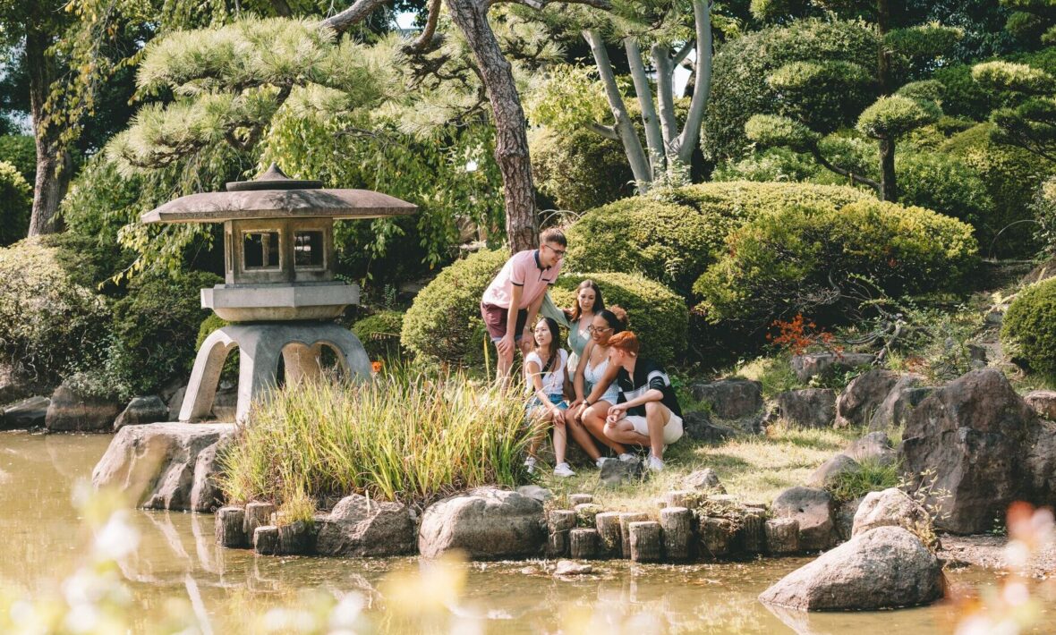 gardens in Tokyo, Japan