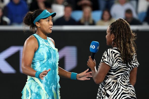 Naomi Osaka on-court interview 2026 Australian Open - Day 5