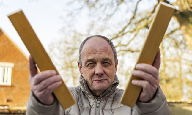 An Oxford community is using a historic Japanese method after a series of tyre slashings plagued the neighbourhood. Councillor David Henwood, who represents the Littlemore area of Oxford, said he is now patrolling four roads with a Hyoshigi, wooden clappers that have traditionally been used in Japanese theatres and by the country???s firefighters. Oxford, Oxfordshire. January 06 2026. A suburb has cut crime after locals unleashed a new deterrent - an historic Japanese method of banging sticks together.Residents in Oxford have turned to patrolling with Hy??shigi - after it was rocked by tyre slashings and even stabbings.Hy??shigi is a basic musical instrument consisting of two pieces of hardwood or bamboo connected by a thin ornamental rope. The clappers are played together to create a cracking sound - traditionally used in Japanese theatres and by night-watchmen.Its noise is used to let local people know that they are being watched over - and to warn would-be criminals away. Photo released 07/01/2026