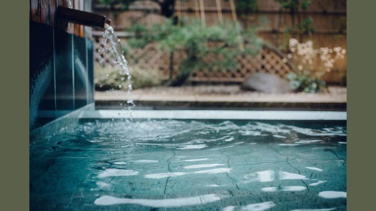 Soaking in hot springs is a primary component of a stay at many Hoshino Resorts properties.