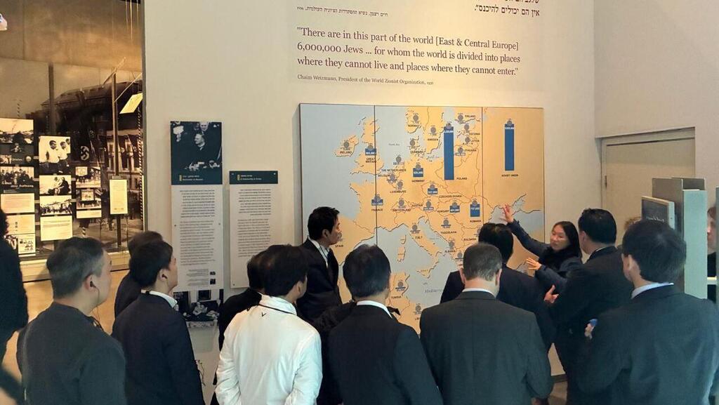 חברי הפרלמנט היפנים מבקרים בארץ