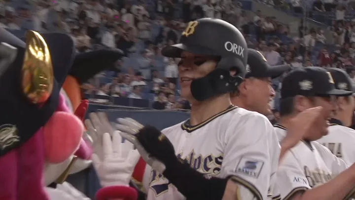 A hit that rewarded Daiki Tajima! Keita Nakagawa ‘s first walk-off run as a pro | Pacific League Orix The Buffaloes player Keita Nakagawa © Pacific League TV