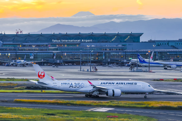 Flights to Japan are full, so fares are expensive.